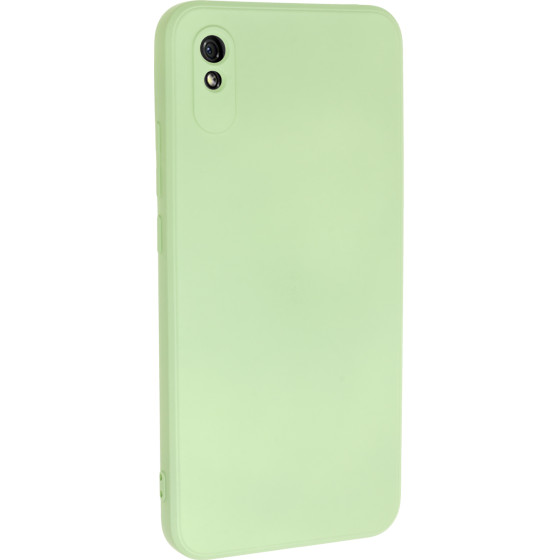 Bodycell Square Liquid Silicon Case Xiaomi Redmi 9A/9AT/9i Light Green - (04-00756)