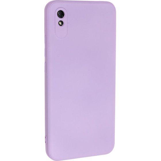 Bodycell Square Liquid Silicon Case Xiaomi Redmi 9A/9AT/9i Light Violet - (04-00754)