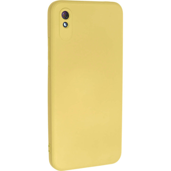 Bodycell Square Liquid Silicon Case Xiaomi Redmi 9A/9AT/9i Yellow - (04-00955)