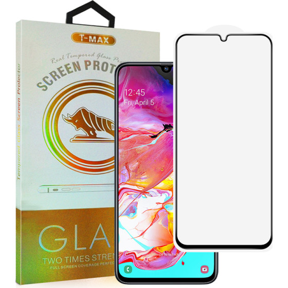 T-Max Full Face Temp.Glass For Samsung A70/A70s - (05-00121)