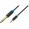 Vention 3.5mm Male To 6.5mm Male Audio Cable 2M Black - (BABBH)