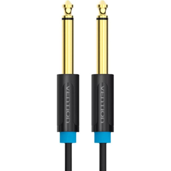 Vention 6.5mm Male To Male Audio Cable 2M Black - (BAABH)