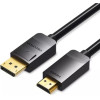Vention Displayport To Hdmi Cable 1.5M Black - (HADBG)