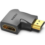Vention Hdmi 90� Male To Female Vertical Flat Adapter Black - (AIPB0)