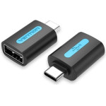 Vention Type-C Male To Usb 2.0 Female Otg Adapter Black Pvc Type - (CDTB0)