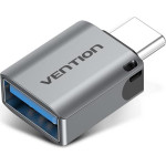Vention Type-C Male To Usb 3.0 Female Otg Adapter Gray Aluminum Alloy Type - (CDQH0)