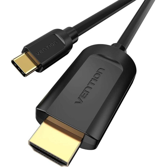 Vention Type-C To Hdmi Cable 2M Black - (CGUBH)