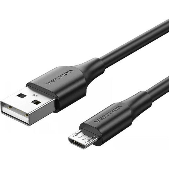 Vention Usb 2.0 A Male To Micro B Male 2A Cable 3M Black - (CTIBI)