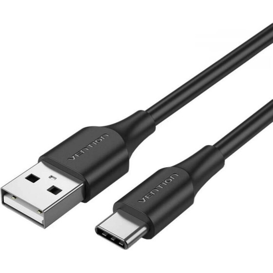 Vention Usb 2.0 A Male To Type-C Male 3A Cable 3M Black - (CTHBI)