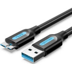 Vention Usb 3.0 A Male To Micro B Male Cable 3M Black Pvc Type - (COPBI)