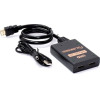 Powertech Hdmi Splitter 1-In �� 2-out, 4K/30Hz, HDR/HDCP, ����� - (CAB-H173)