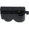 GloboStar 2L-Eurotrack ���������� �������� ���������� - ����������� 2 �������� ��� ���� ��� ����� Eurotrack Ac 220-240V IP20 �7 x �3 x �4cm - Eurotrack System 1L+1N - ������������� - ����� - 5 ������ ������� - (60857)