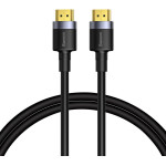 Baseus Cafule 4KHdmi Male To 4KHdmi Male Adapter Cable 2m Black - (CADKLF-F01)