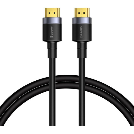 Baseus Cafule 4KHdmi Male To 4KHdmi Male Adapter Cable 2m Black - (CADKLF-F01)