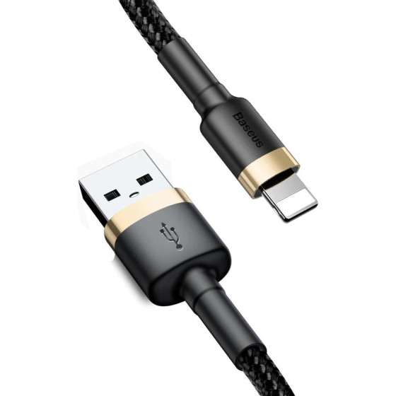 Baseus Cafule Braided Usb To Lightning Cable �����/����� 2m - (CALKLF-CV1)