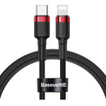 Baseus Cafule Lightning Braided USB-C To Lightning Cable 18W ������� 1m - (CATLKLF-91)