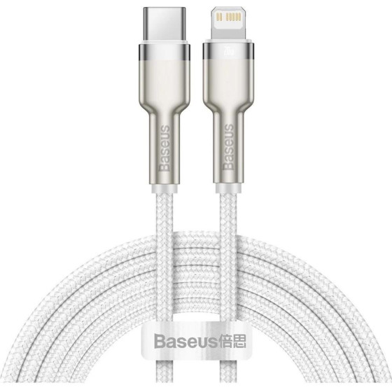 Baseus Cafule Metal Braided USB-C To Lightning Cable 20W ����� 2m - (CATLJK-B02)