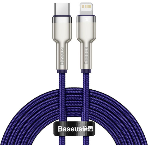 Baseus Cafule Series USB-C Cable For Lightning 20W 2m Purple - (CATLJK-B05)