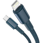 Baseus High Density Braided Cable Type-C To Lightning, PD, 20W, 1m (blue) - (CATLGD-03)
