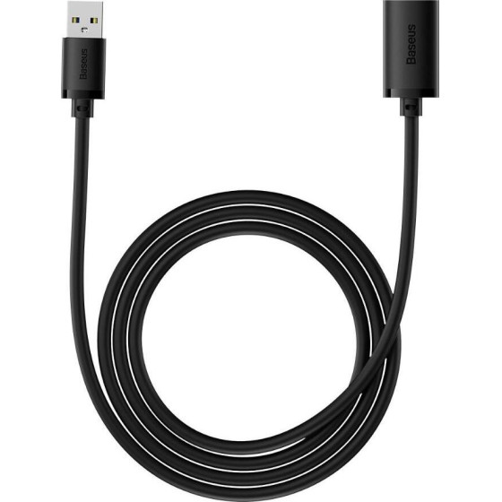 Baseus Usb 3.0 Extension Cable Male To female, Airjoy Series, 0.5m (black) - (B00631103111-01)