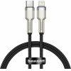 Baseus USB-C Cable For Lightning Cafule, Pd, 20w, 0,25m Black - (CATLJK-01)