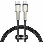 Baseus USB-C Cable For Lightning Cafule, Pd, 20w, 0,25m Black - (CATLJK-01)