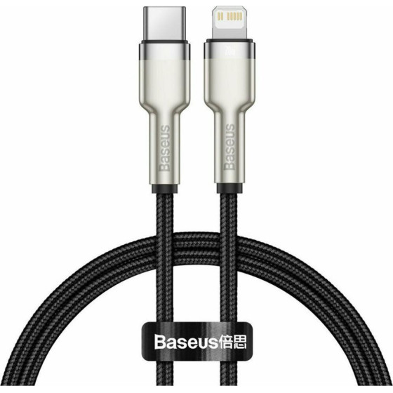Baseus USB-C Cable For Lightning Cafule, Pd, 20w, 0,25m Black - (CATLJK-01)