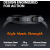 Zeblaze Smartwatch Ares 3 Plus, Heart rate, 1.43'' AMOLED, IP68, ����� - (ARES3PLUS-BK)