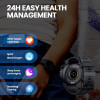 Zeblaze Smartwatch Ares 3 Plus, Heart rate, 1.43'' AMOLED, IP68, ����� - (ARES3PLUS-BK)