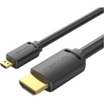 Vention Micro Hdmi To Hdmi 4K Hd Cable 3M Black - (AGIBI)