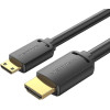 Vention Mini Hdmi To Hdmi 4K Hd Cable 1M Black - (AGHBF)