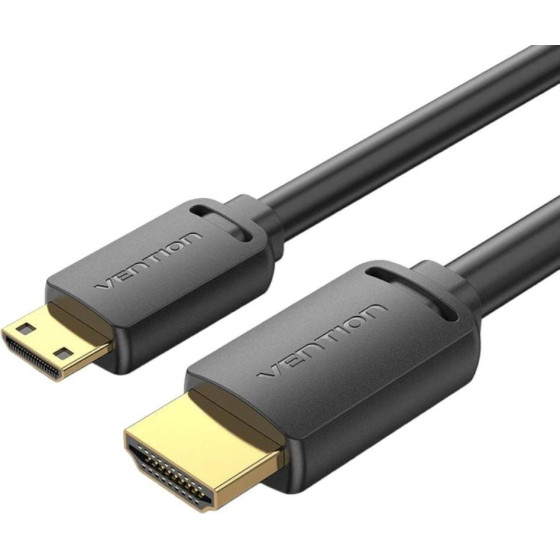 Vention Mini Hdmi To Hdmi 4K Hd Cable 1M Black - (AGHBF)