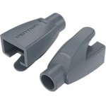 Vention RJ45 Strain Relief Boots Gray Pvc Type 100-Pack - (IODH0-100)