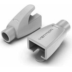 Vention RJ45 Strain Relief Boots Milky Gray Pvc Type 50-Pack - (IODM0-50)