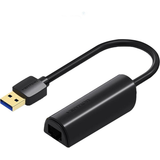 Vention Usb 3.0 To Gigabit Ethernet Adapter Abs Type Black 0.15M - (CEHBB)