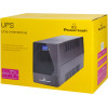 Powertech Ups Line Interactive �� �����, 1800VA, 1080W, 4x Schuko, 2x RJ45/RJ11, Usb Type B - (PT-1800LCD)