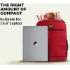 Armaggeddon 15.6 Laptop Eco Backpack RED-Black - (RELOAD7-RB)
