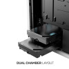Armaggeddon Gaming Pc Case Dual Chamber With 3 Argb Fans Tritron 3 White - (TRITRON3-W)