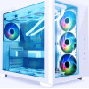 Armaggeddon Gaming Pc Case Full Atx Tessaraxx Core 12 Air White - (CORE12AIRW)