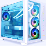 Armaggeddon Gaming Pc Case Full Atx Tessaraxx Core 12 Air White - (CORE12AIRW)