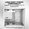 Armaggeddon Gaming Pc Case Full Atx Tessaraxx Core 12 Air White - (CORE12AIRW)