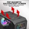 Armaggeddon Gaming Pc Case With 4 Argb Fans Tritron Pro 100 Black - (TRITRON100PRO-B)
