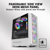Armaggeddon Gaming Pc Case With 4 Argb Fans Tritron Pro 100 White - (TRITRON100PRO-W)