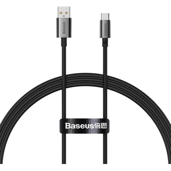 Baseus Cable Usb Do USB-C Superior100W 1m (black) - (P10320102114-00)