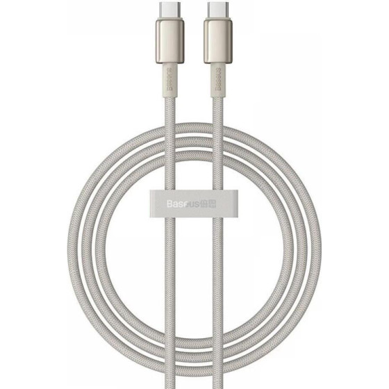 Baseus Cable USB-C To USB-C Gold 100W 1m - (P10319800G21-00)