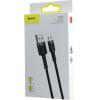 Baseus Cafule Micro Usb Cable 2.4A 1m Gray + Black - (CAMKLF-BG1)