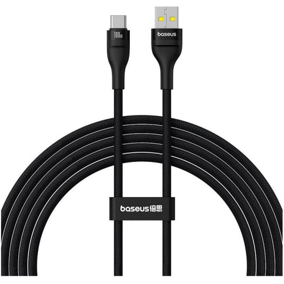 Baseus Charging Cable Flash 2 Usb To USB-C 100W 2m Black - (P10311804111-01)