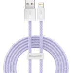 Baseus Dynamic Cable Usb To Lightning, 2.4A, 2m (Purple) - (CALD000505)