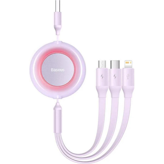 Baseus ������� Usb 3��1 ��� MicroUSB/USB-C/Lightning Bright Mirror 2 1.1m ���� - (CAMJ010005)