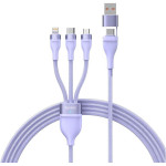 Baseus ������� Usb 3��1 Flash Series 2 USB-C/MicroUSB/Lightning 100W 1.2m ���� - (CASS030105)
